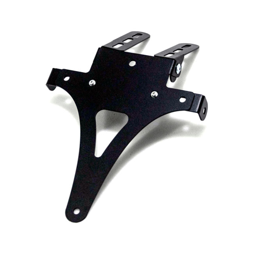 C-RACER, UNIVERSAL LICENSE PLATE HOLDER NO3 BLACK POWDER COATED STEEL 578725