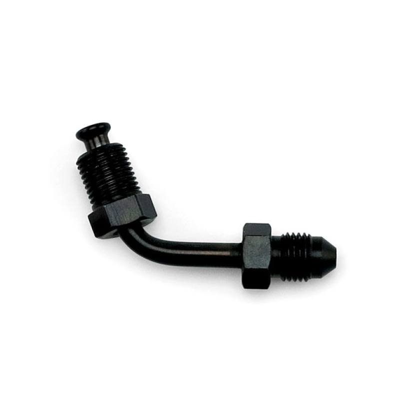 GOODRIDGE, ABS BRAKE ADAPTER FRONT. BLACK FRONT; SINGLE DISC MODELS. M 579815