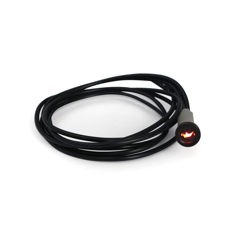 3/8 INDICATOR LIGHT. RED, WITH ''OIL CAN'' SYMBOL 580273
