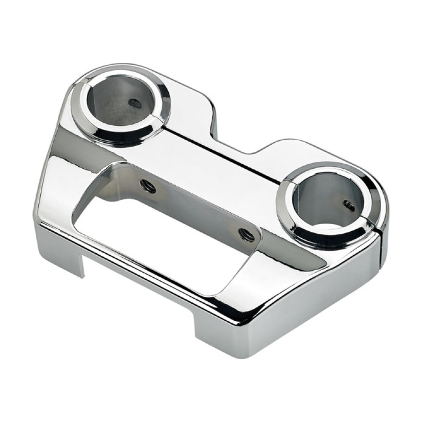 BILTWELL, DIGITAL SOFTAIL DASH PANEL HOUSING. CHROME CHROME. CNC T-6 M 580332