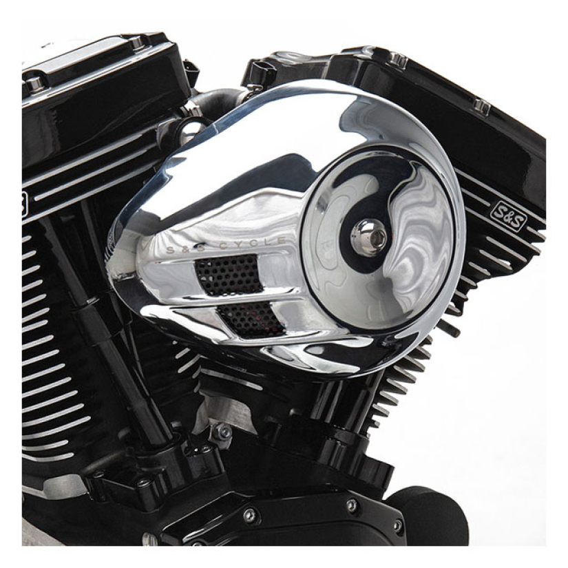 S&S STEALTH, CHROME AIRSTREAM AIR CLEANER KIT 580346