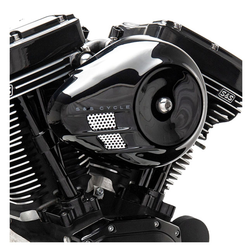S&S STEALTH, BLACK AIRSTREAM AIR CLEANER KIT 580347