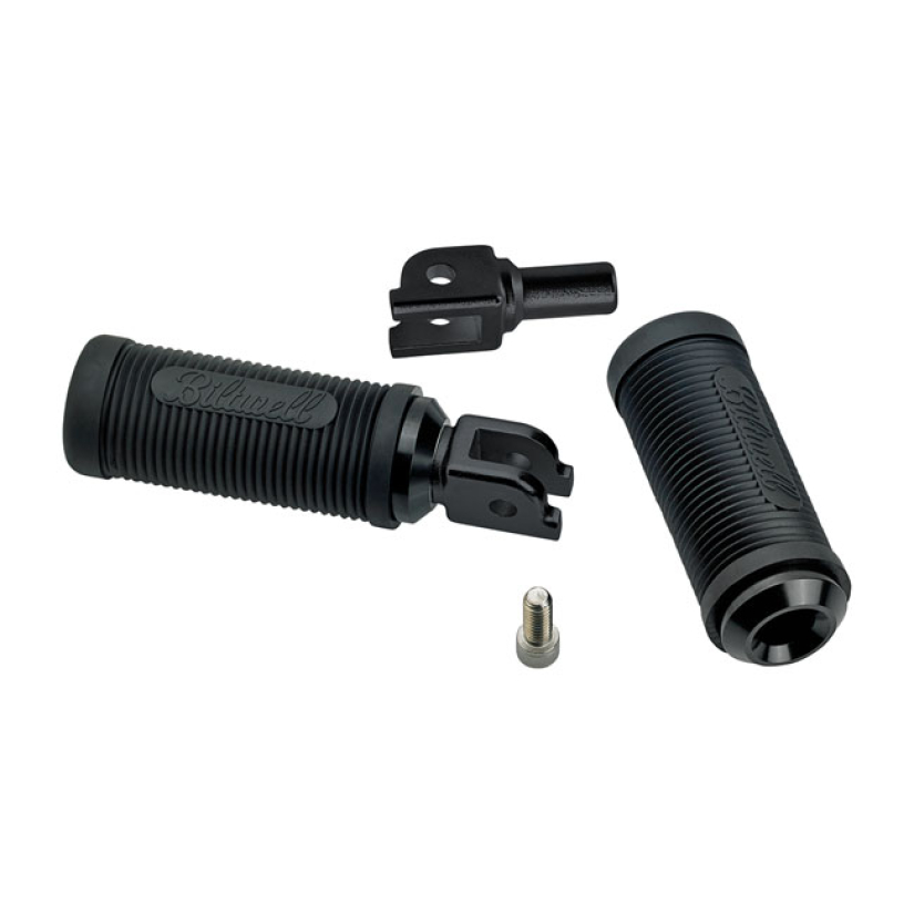 BILTWELL, NORMAN RIDER FOOT PEGS. BLACK 580375