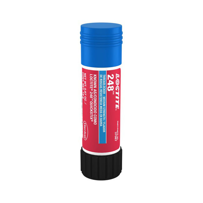 LOCTITE 248 BLUE,THREADLOCKER STICK 9GR STICK. 9 GRAM. MOST USED LOCTI 586014