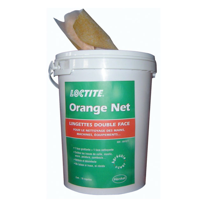 LOCTITE 7852, HANDCLEANER WIPES BUCKET WITH 70 HAND CLEANING PRE-MOIST 586041