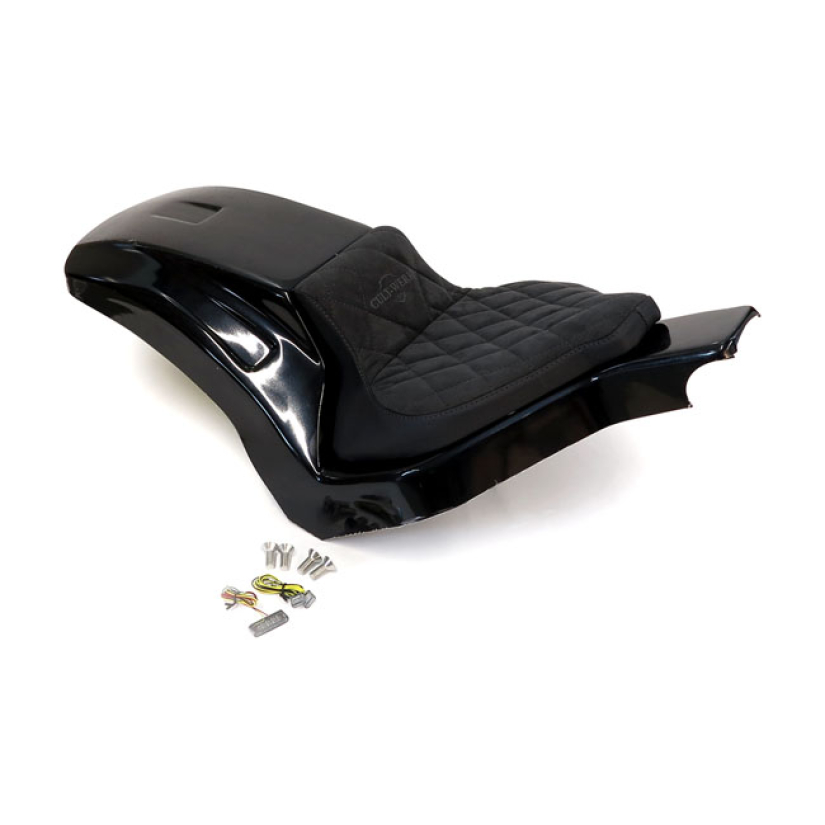 CULT-WERK, SOFTAIL WIDE FENDER KIT ''RACING''. SOLO SEAT UNPAINTED GLO 586257