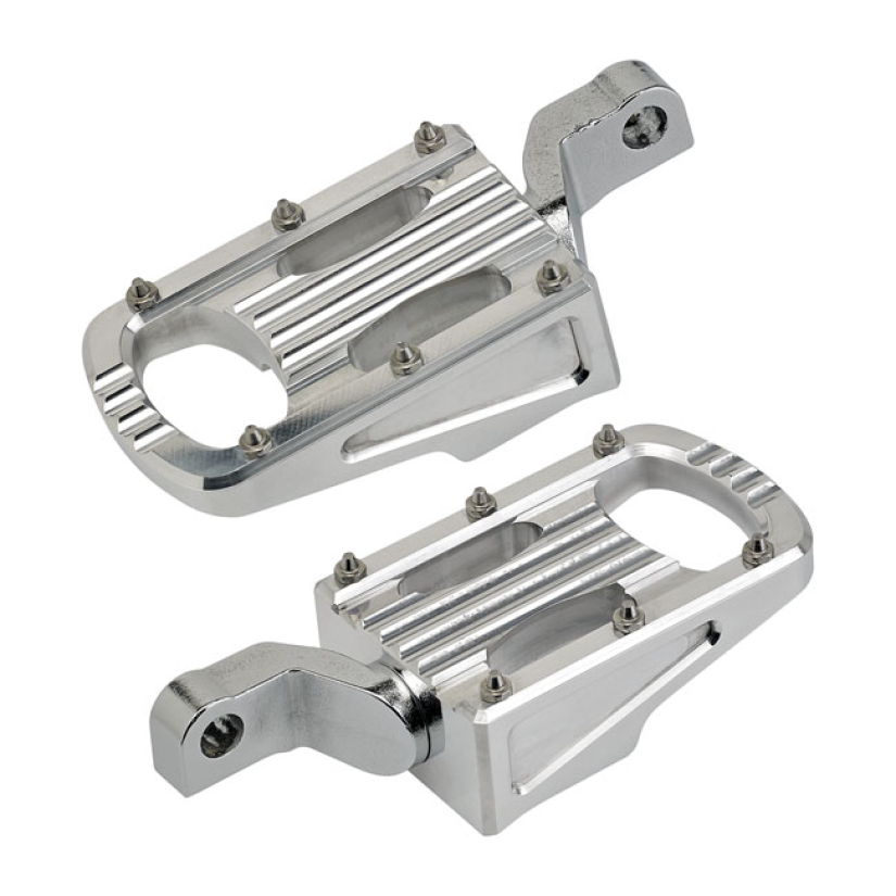 BILTWELL PUNISHER RIDER FOOTPEGS POLISHED 586405