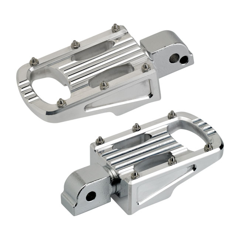 BILTWELL PUNISHER PASSENGER FOOTPEGS POLISHED 586409