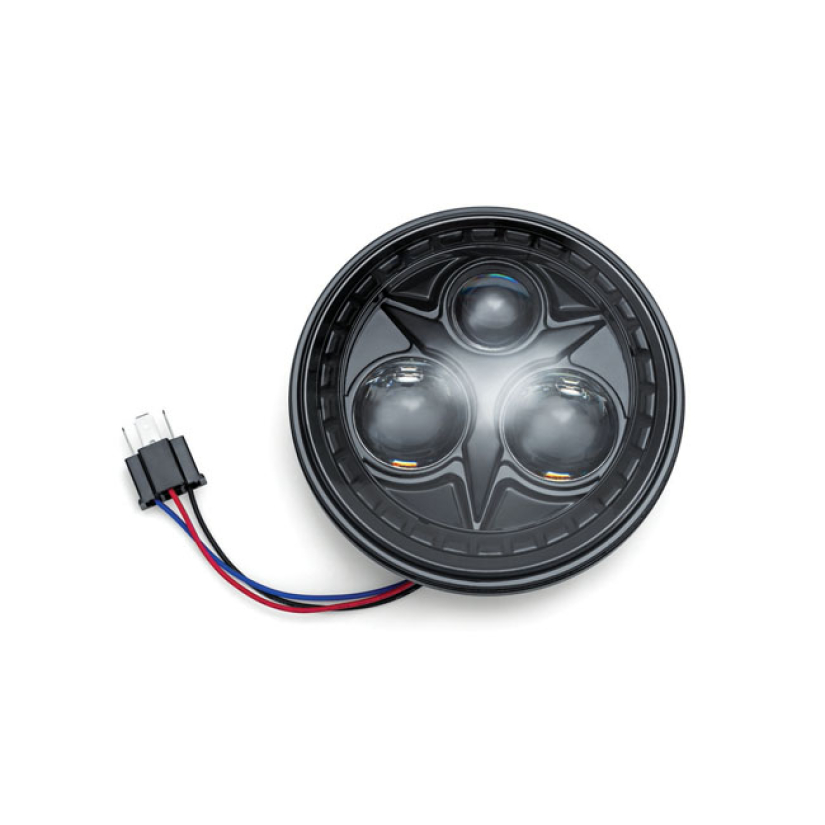 KURYAKYN ORBIT 5-3/4" HEADLAMP UNIT LED, BLACK 586421