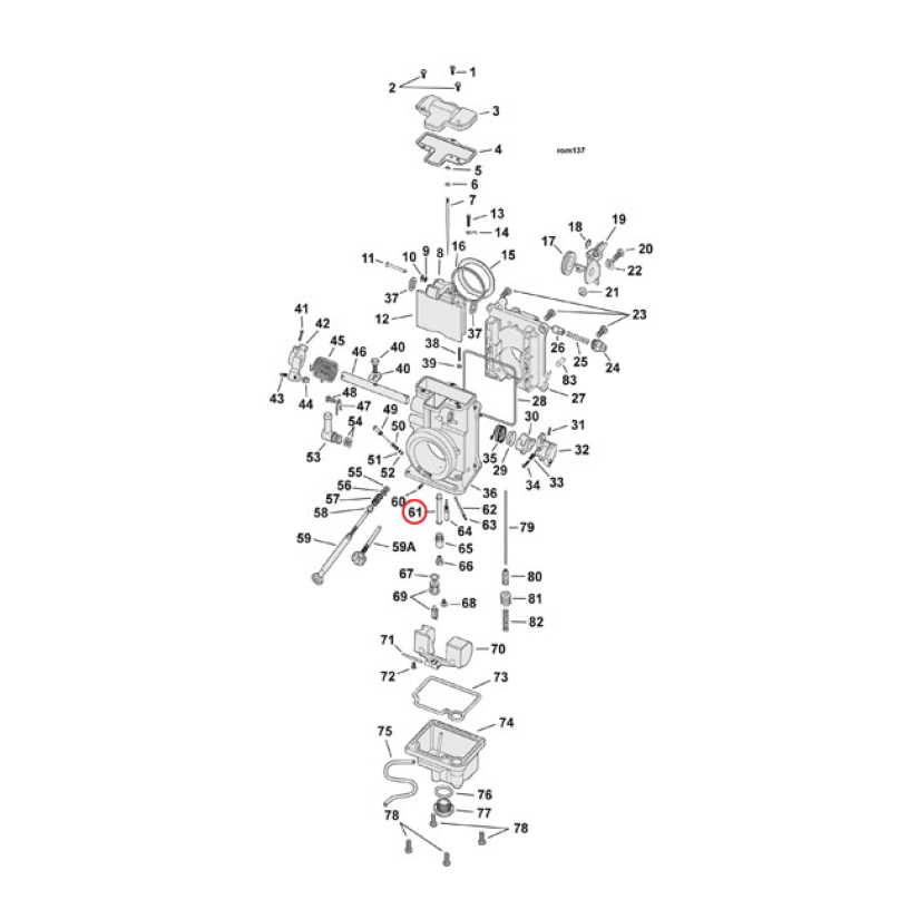 MIKUNI NEEDLE JET 587114