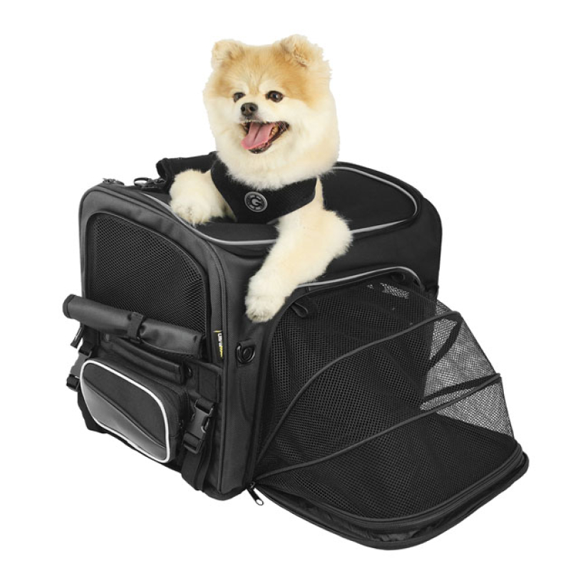 NELSON RIGG, ROUTE 1 ROVER PET CARRIER BLACK ''- SPACIOUS MAIN COMPART 587259