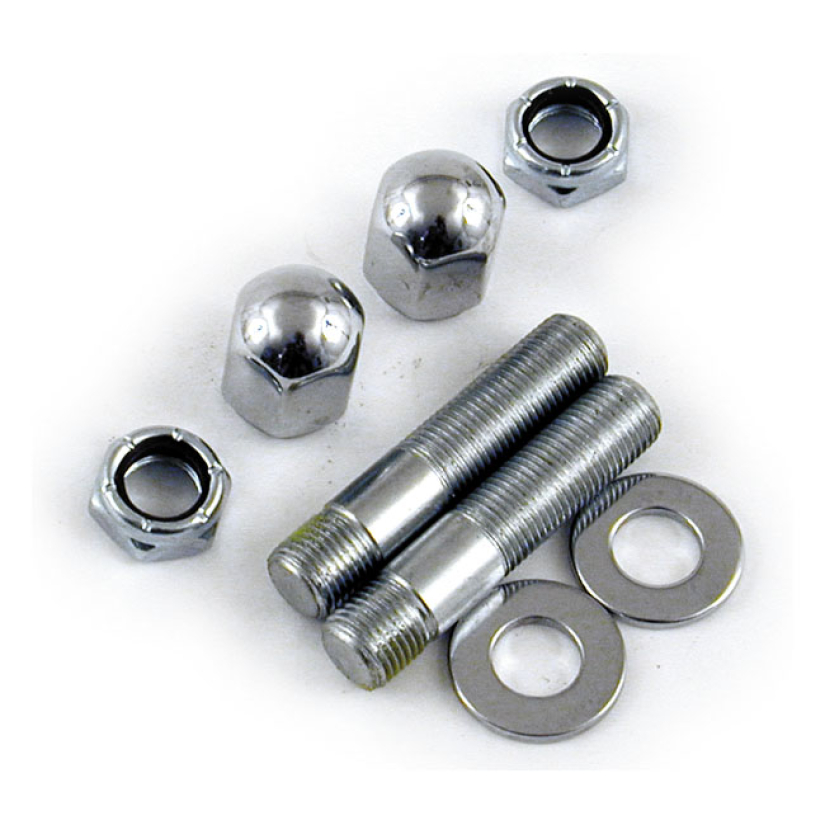 LOWER SHOCK STUD KIT ZINC FOR 1 SHOCK. 82-87 XL SPORTSTER; 82-84 FXR; 588889