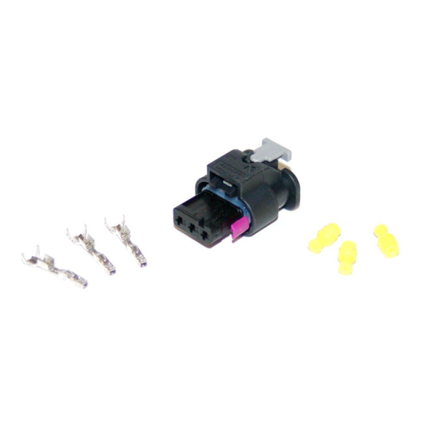 NAMZ, AMP REAR FENDER HARNESS CONNECTOR KIT. FEMALE. 3-PIN REPLACEMENT 588902