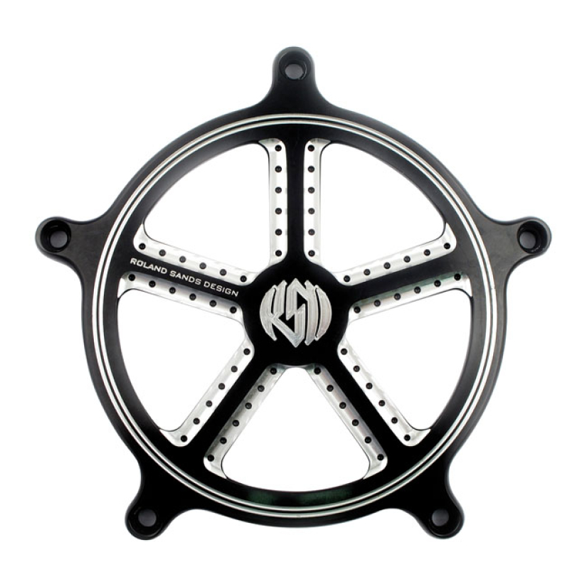 RSD, VENTURI AIR CLEANER FACE PLATE. MISSION, BLACK CC 589198