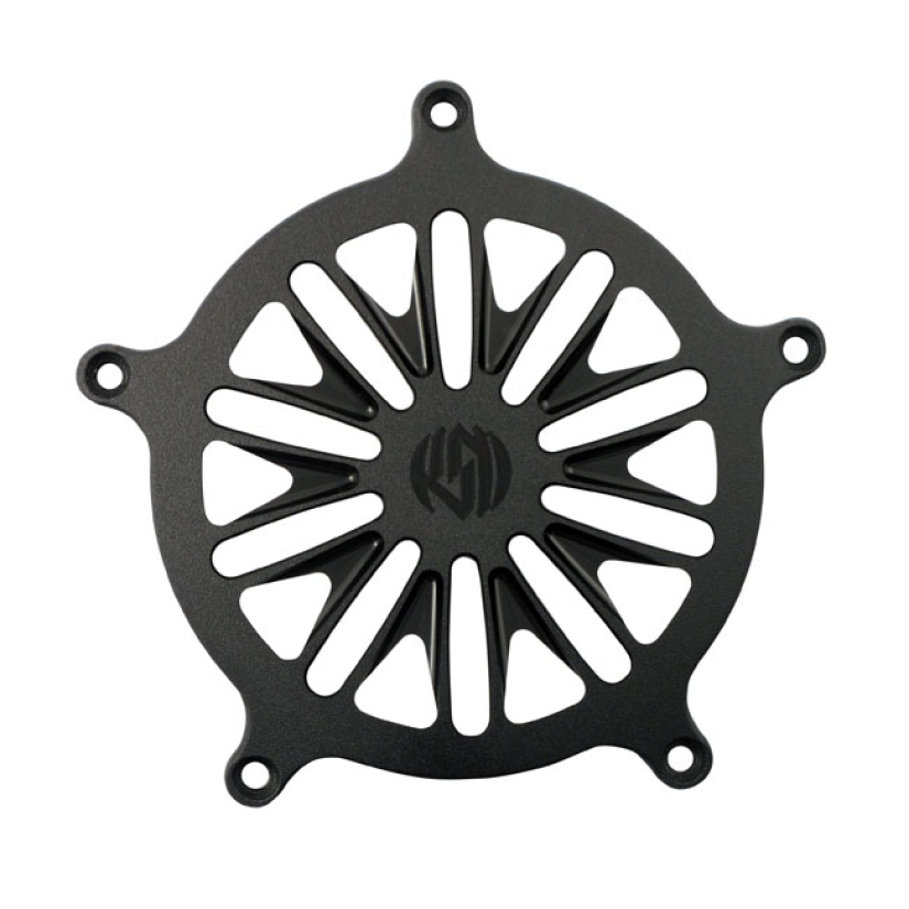 RSD, VENTURI AIR CLEANER FACE PLATE. 'BOSS', BLACKOUT 589263