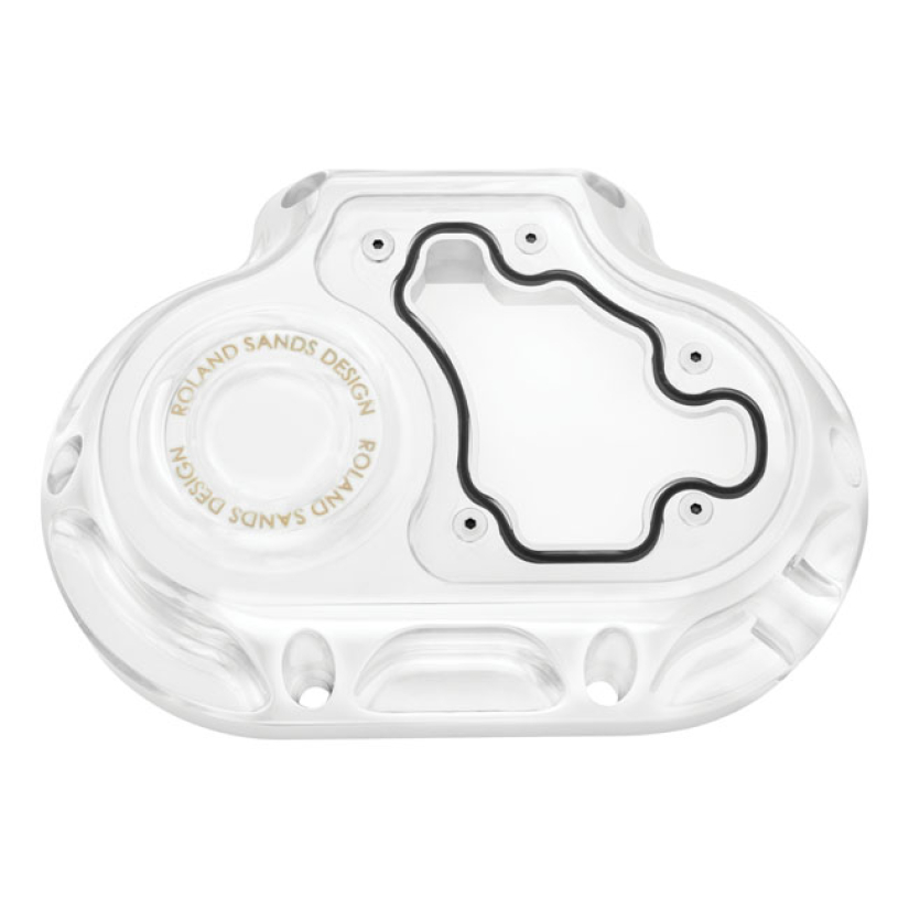 RSD TRANSMISSION END COVER CLARITY, CABLE CLUTCH. CHROME 589522