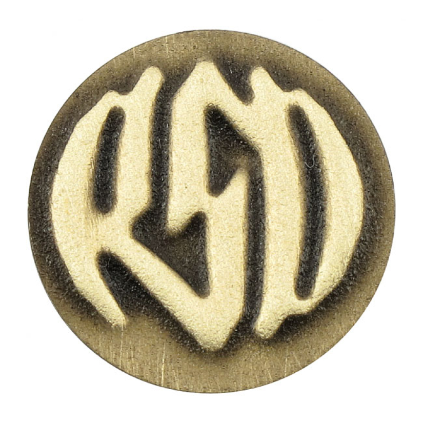 RSD BADGE KIT WITH RSD LOGO, BRASS 589592