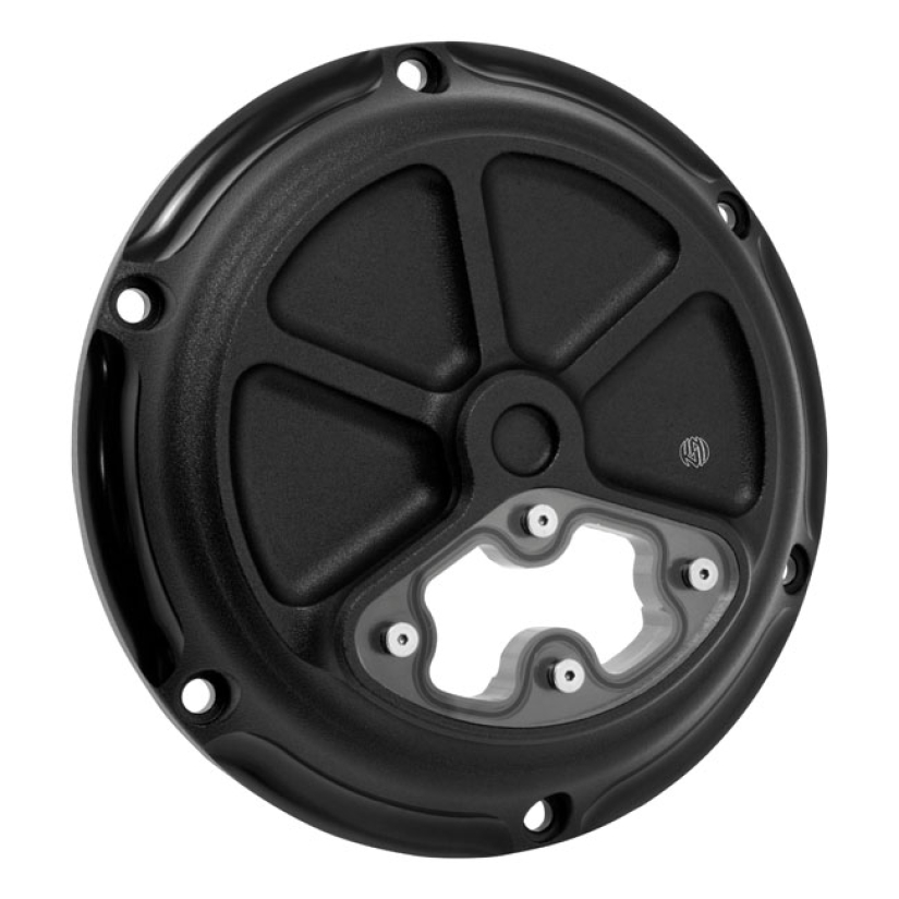 RSD, CLARITY DERBY COVER. BLACK OPS BLACK OPS; A GLOSS BLACK & WRINKLE 589654