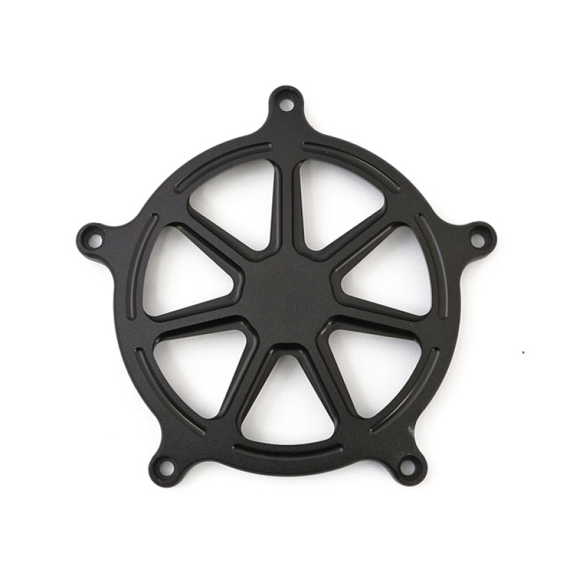 RSD, VENTURI AIR CLEANER FACE PLATE. 'MORRIS', BLACKOUT SUPER VENTED O 589670
