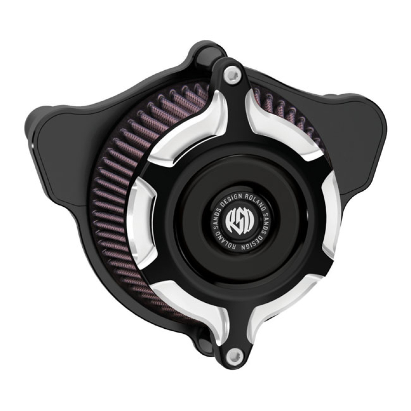 RSD, BLUNT ''SPLIT'' AIR CLEANER KIT. BLACK CC 589702