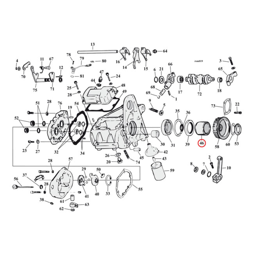 EASTERN SPACER, TRANSM. SPROCKET 590147