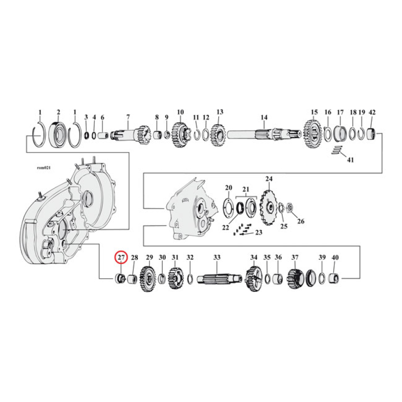 OILER PLUG, TRANSMISSION COUNTERSHAFT OEM REPLACEMENT REFERENCE 35631- 590195