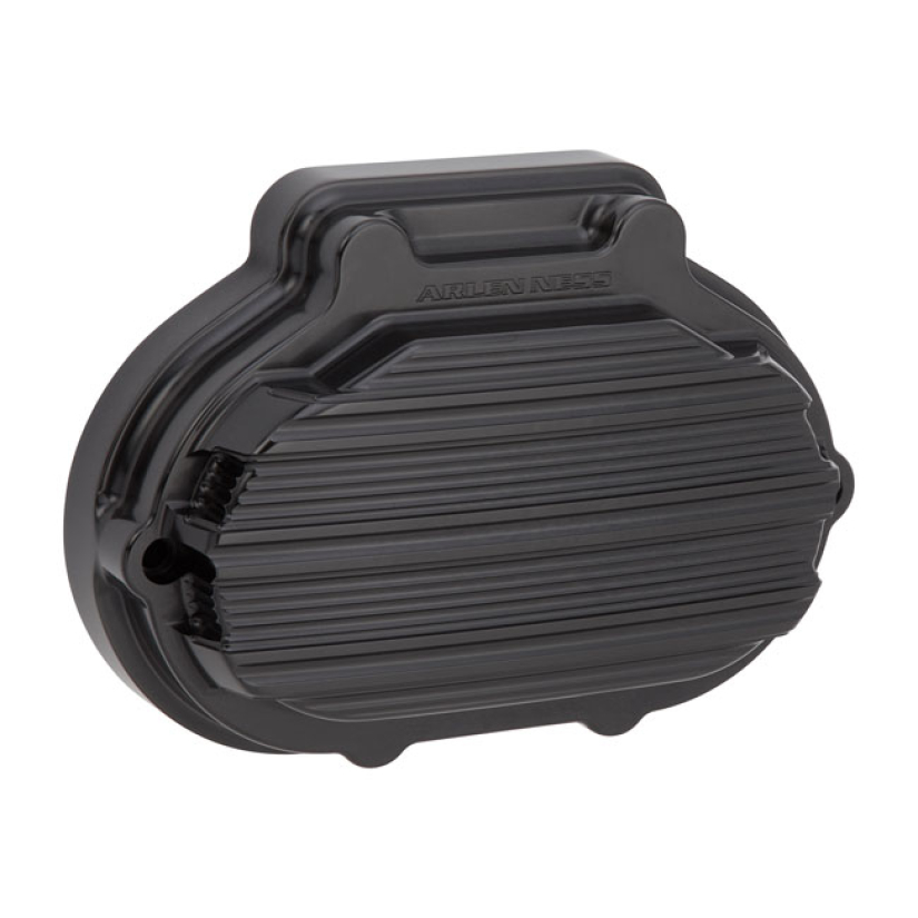 ARLEN NESS, TRANSMISSION END COVER 10-GAUGE, HYDRAULIC. ALL BLACK ANOD 590357