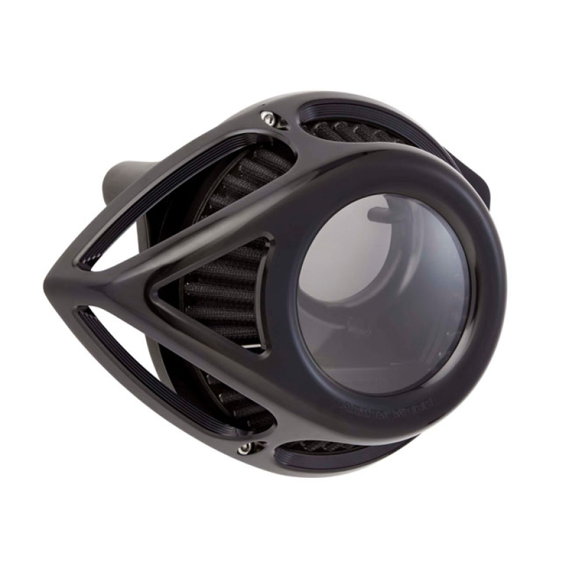 ARLEN NESS, CLEAR TEAR AIR CLEANER ASSEMBLY. BLACK BLACK ANODIZED. THE 590461