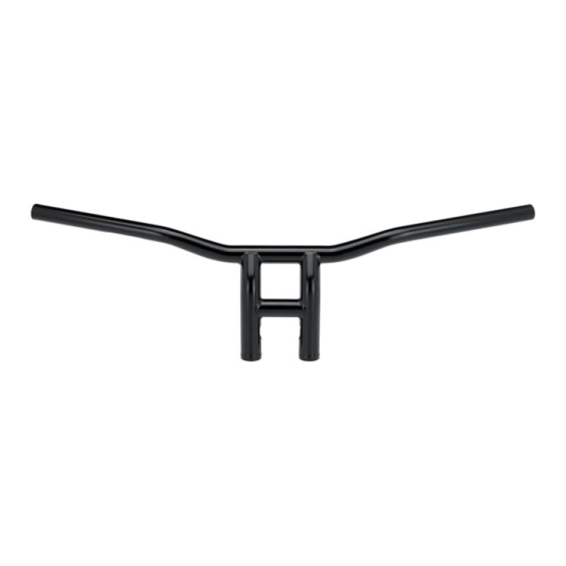 BILTWELL TYSON XL PULLBACK HANDLEBAR 8" BLACK SLOTTED 590795