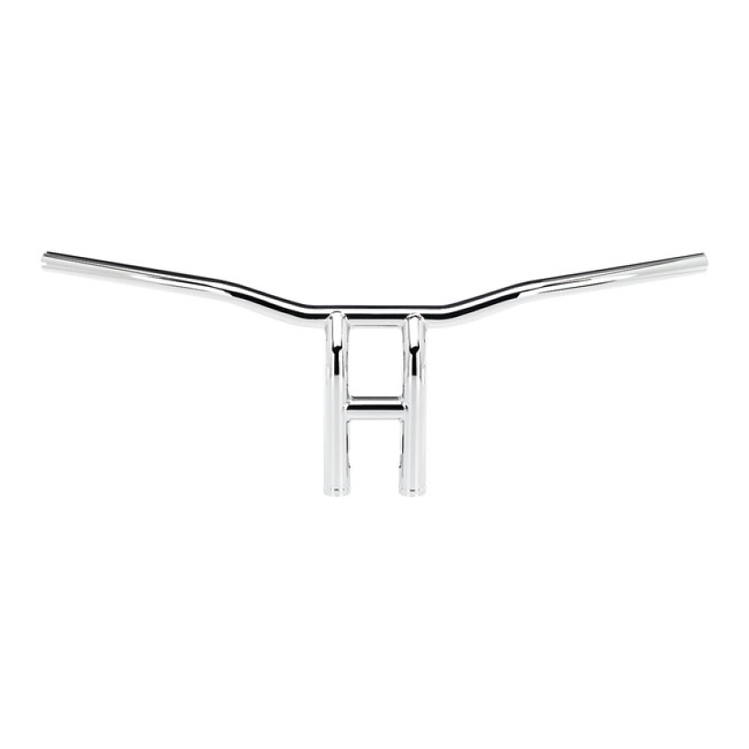BILTWELL TYSON XL PULLBACK HANDLEBAR 10" CHROME TBW CHROME PLATED. THI 590802