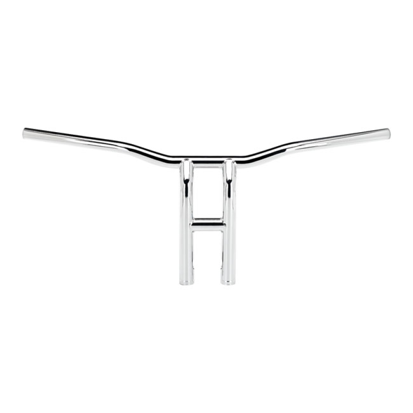 BILTWELL TYSON XL PULLBACK HANDLEBAR 12" CHROME SLOTTED 590804