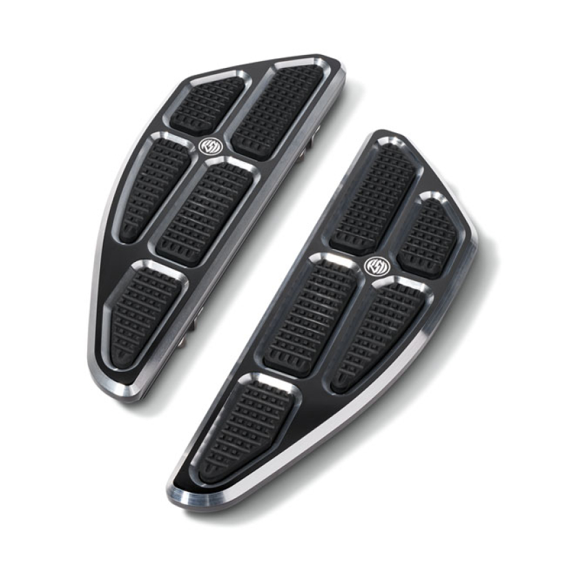 RSD, BOSS RIDER FLOORBOARDS. BLACK CONTRAST CUT 591039