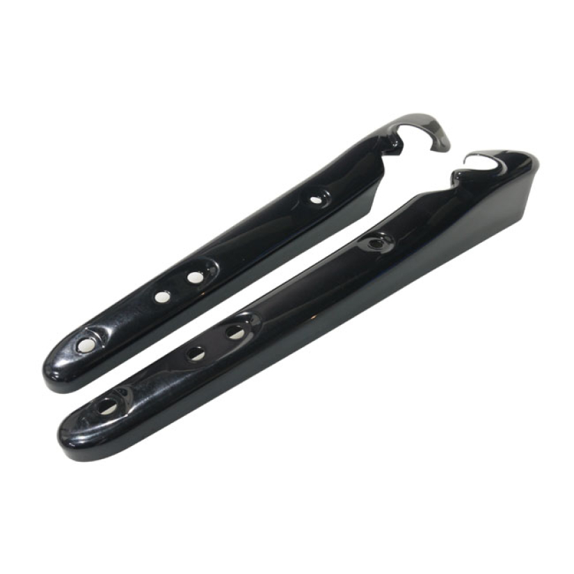 04-22 XL FENDER STRUT COVERS. BLACK GLOSS BLACK. OEM STYLE REPLACEMENT 591062