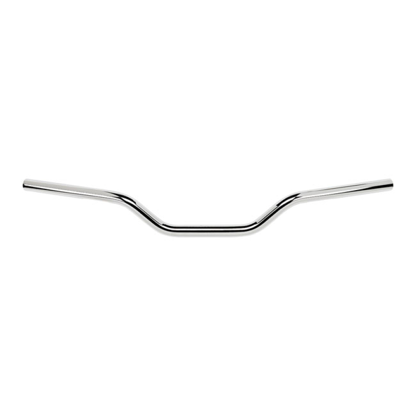 BILTWELL 1" HANDLEBAR TRACKER MID CHROME, TUV APPR. 591081
