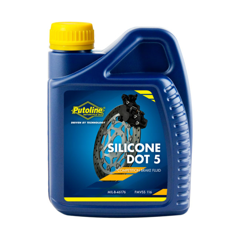 PUTOLINE, DOT 5 SILICONE BRAKE FLUID. 500CC 500CC BOTTLE. A SILICONE B 591240