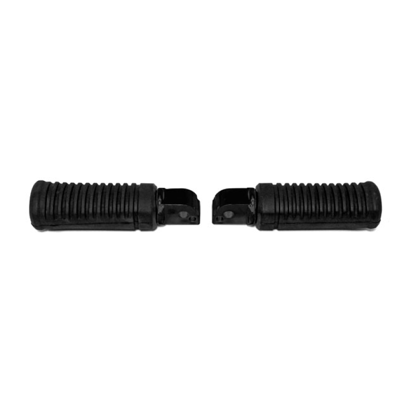 OEM STYLE SOFTAIL M8 PASSENGER FOOT PEGS. BLACK REPLACEMENT STOCK STYL 592672