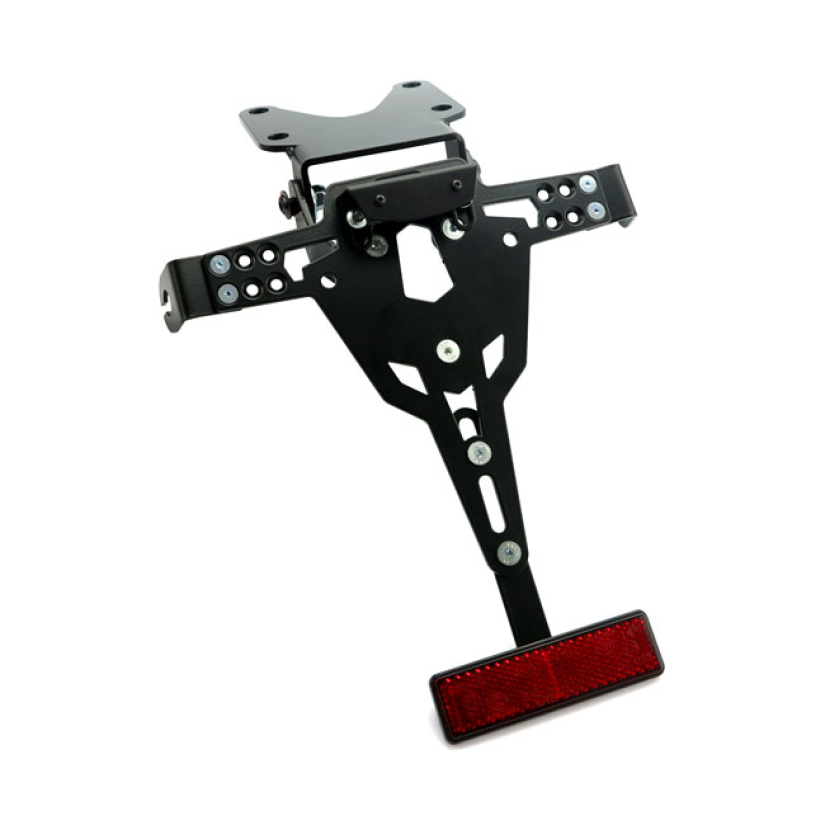 ZIEGER, UNDER FENDER LICENSE PLATE BRACKET KIT. PRO1 BLACK POWDER COAT 593231