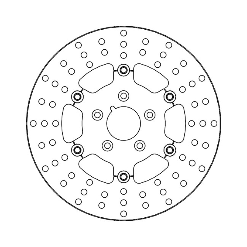 MOTO-MASTER, ADRIAN FRONT BRAKE DISC ABE APPR. ABE APPROVED; FLOATING; 595681