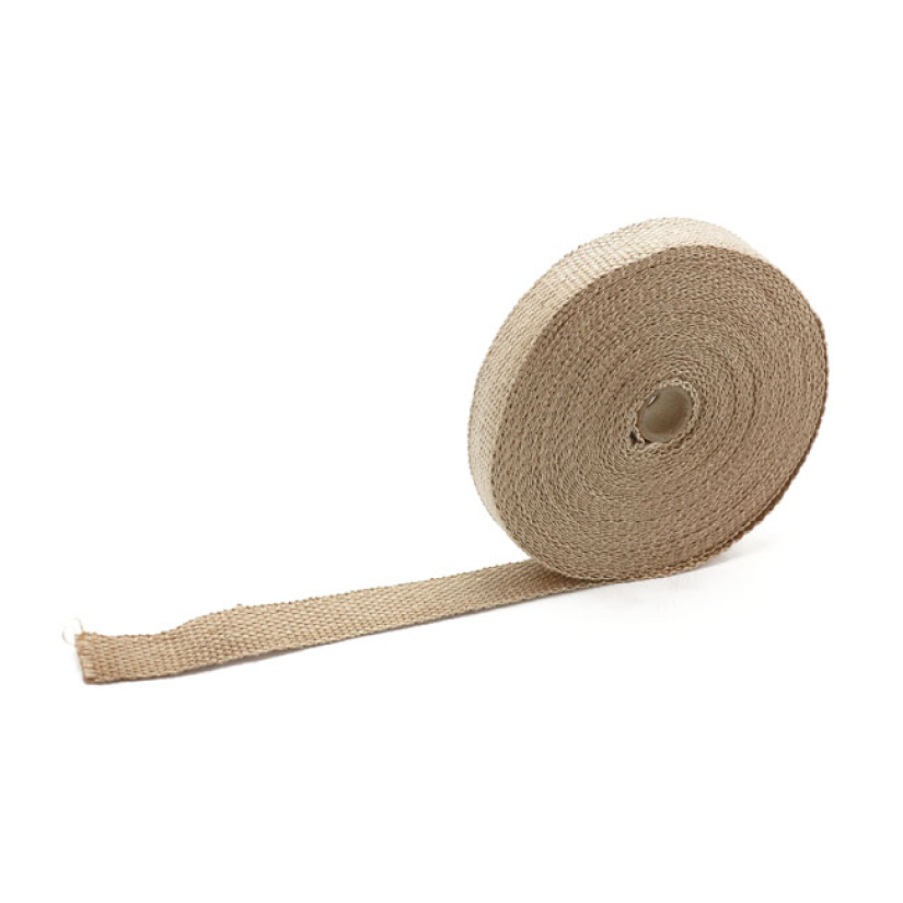 EXHAUST INSULATING WRAP. 1" WIDE LIGHT BROWN FIBERGLASS EXHAUST WRAP S 597524