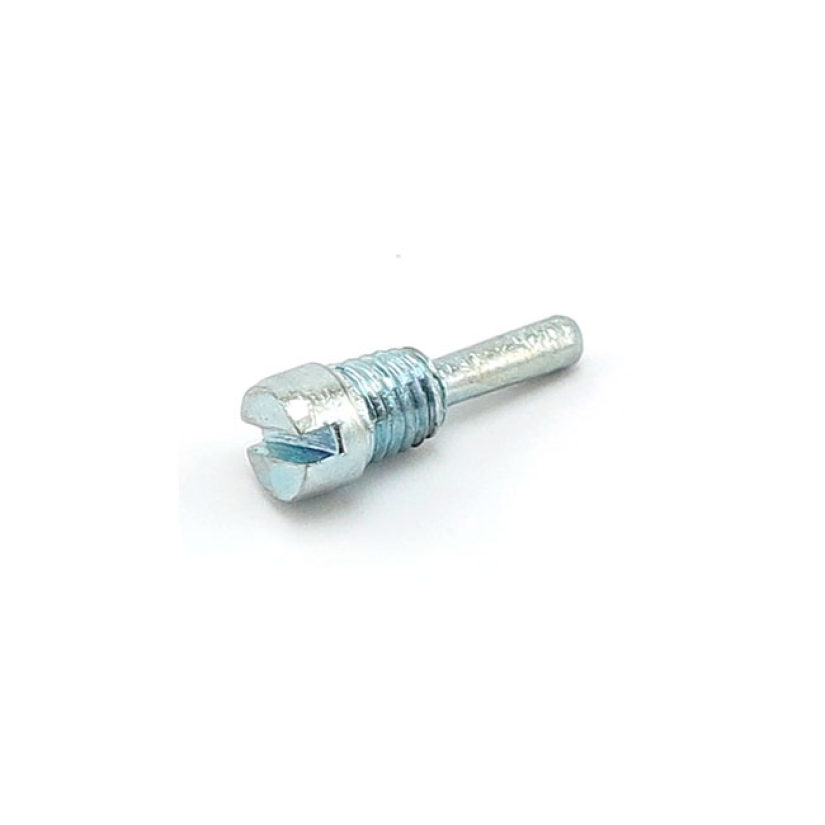 SCREW, AIR INTAKE (CHOKE) LEVER. WHITE WHITE PLATED. LINKERT M-18; 41; 597596