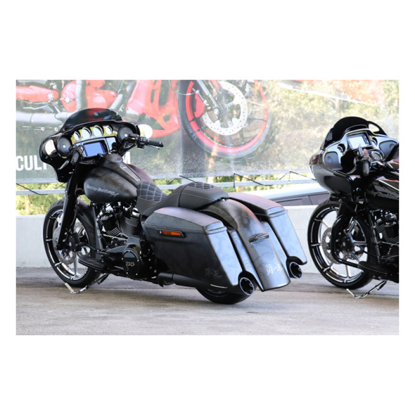 CULT-WERK, TOURING REAR FENDER CONVERSION KIT ''V2 CUSTOM'' UNPAINTED 597797