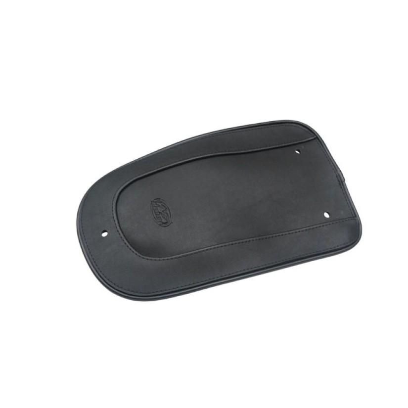 MUSTANG, REAR FENDER BIB. PLAIN WITH BRAIDED EDGES BLACK. FENDER BIBS 597850