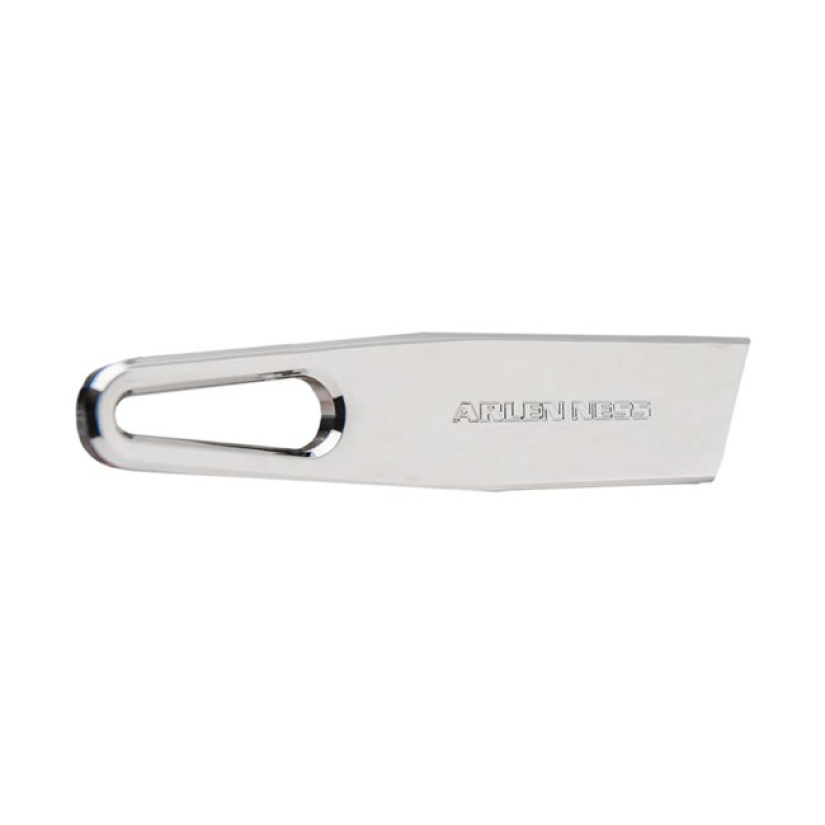 ARLEN NESS, BAGGER KICKSTAND TAB EXTENSION. CHROME CHROME PLATED CNC M 598044
