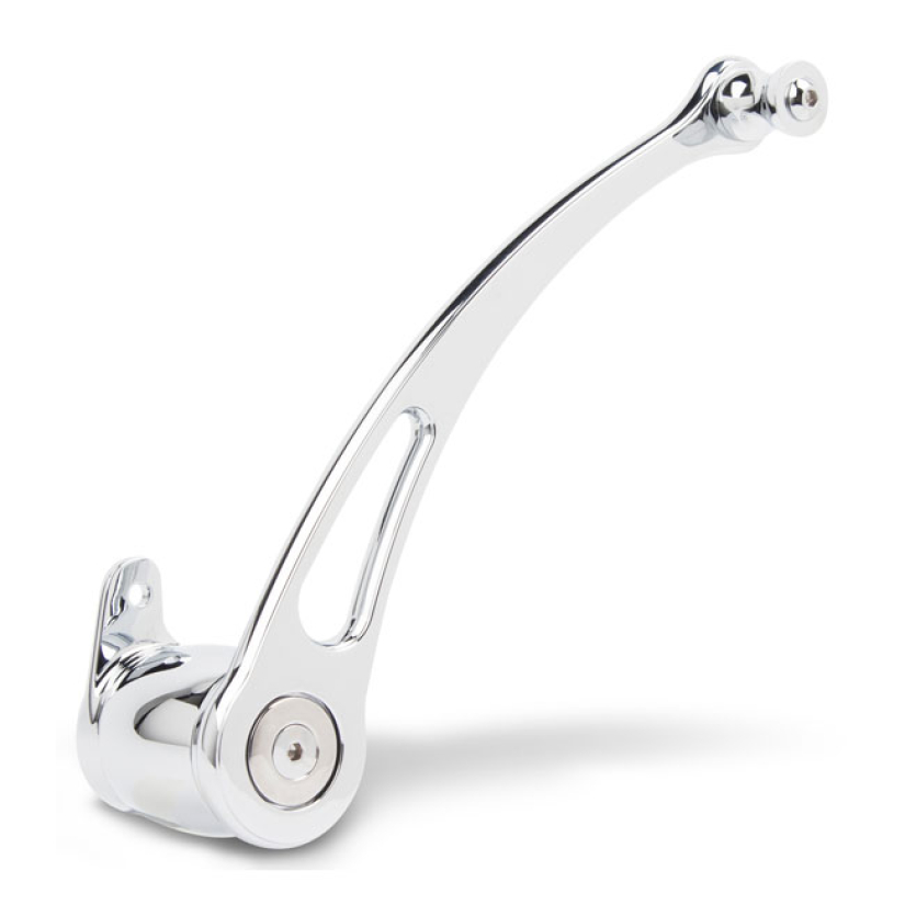 ARLEN NESS, RADIUS BRAKE ARM. CHROME CNC MACHINED FROM BILLET ALUMINUM 598111