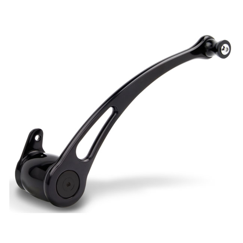 ARLEN NESS, RADIUS BRAKE ARM. BLACK BLACK ANODIZED. CNC MACHINED FROM 598112