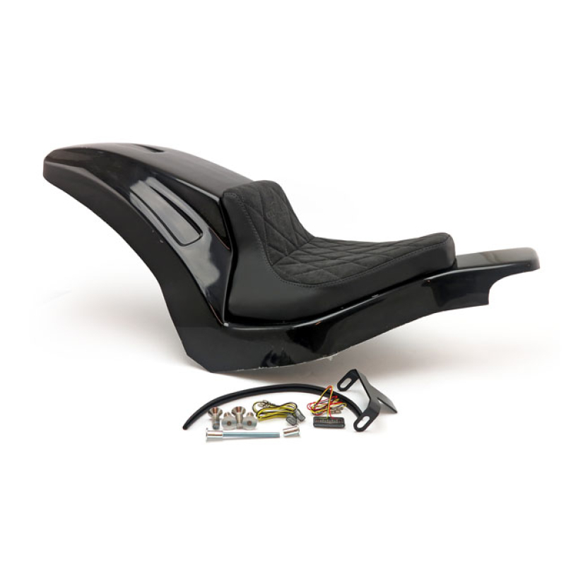 CULT-WERK, SOFTAIL WIDE FENDER KIT ''RACING''. SOLO SEAT UNPAINTED GLO 599133