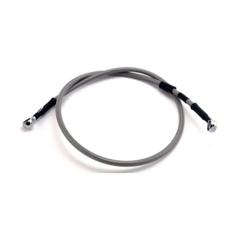 GOODRIDGE BRAKE LINE UPPER FRONT, STAINLESS CLEAR COATED STAINLESS CLE 599145