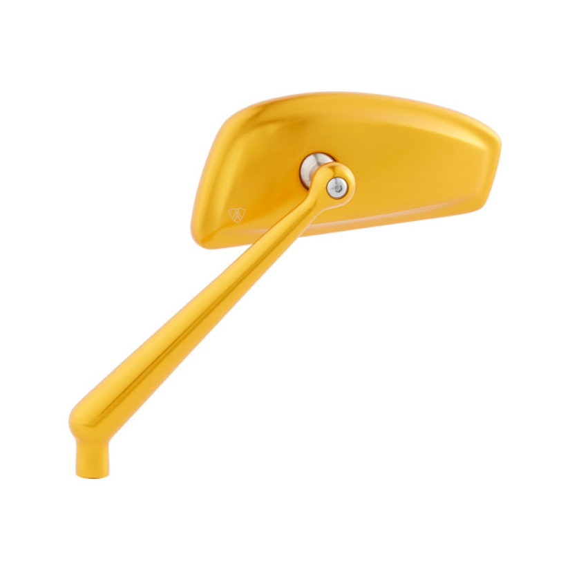 ARLEN NESS, TEARCHOP MIRROR LEFT. GOLD GOLD ANODIZED FINISH. LEFT SIDE 599400