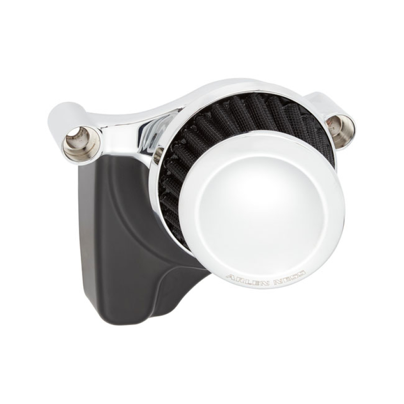 ARLEN NESS, M8 MINI 22Ø AIR CLEANER KIT. CHROME CHROME FINISH. COMPACT 599418