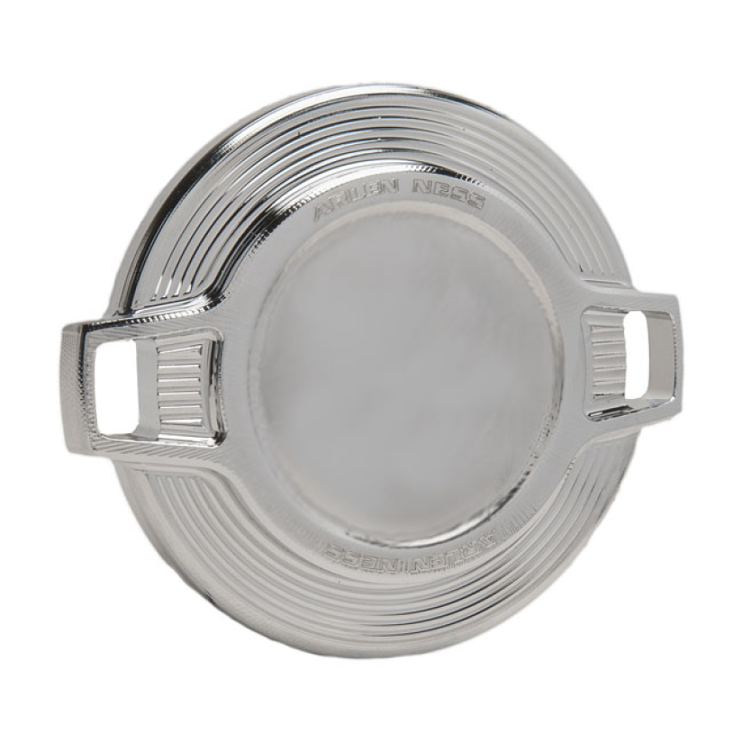ARLEN NESS, GAS CAP BAR. CHROME CNC MACHINED FROM BILLET ALUMINUM. EXC 599442